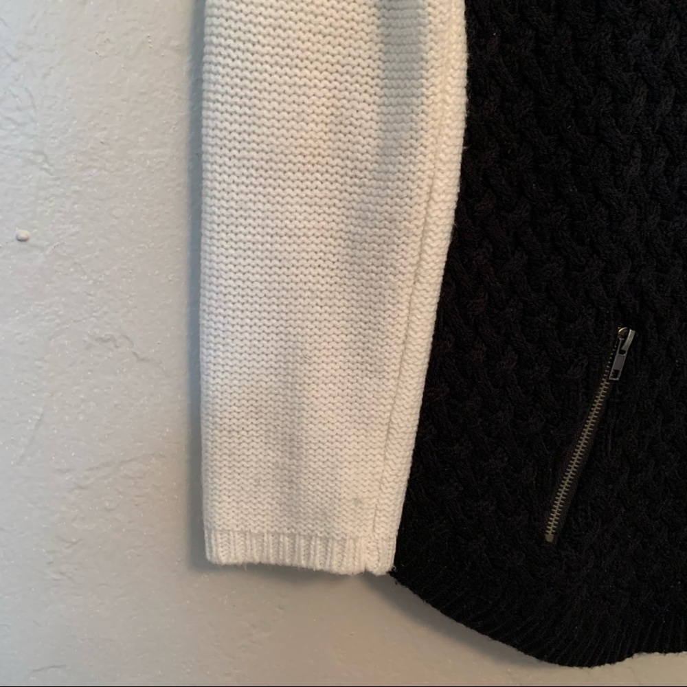 Hooked Up by I.O.T. Black & White Sweater - Picture 5 of 11